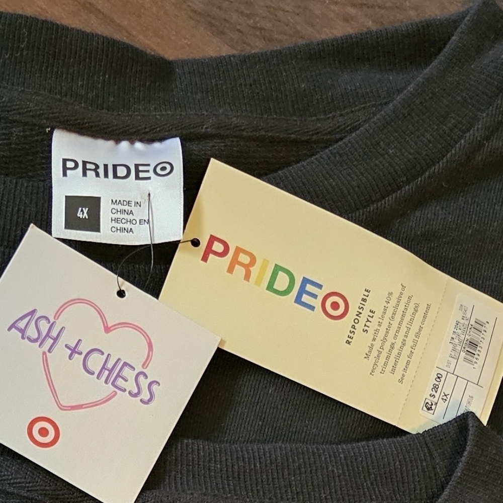 Target Pride Collection LGBTQ Crewneck Sweatshirt Queers Take Care of Each Other - Picture 9 of 9